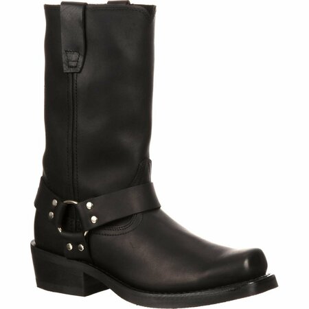 DURANGO Black Harness Boot, OILED BLACK, 2E, Size 11.5 DB510